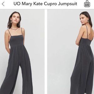 NWT Urban Outfitters Mary Kate Cupro Jumpsuit